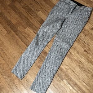 Diane Von Furstenburg tapered black & white pants